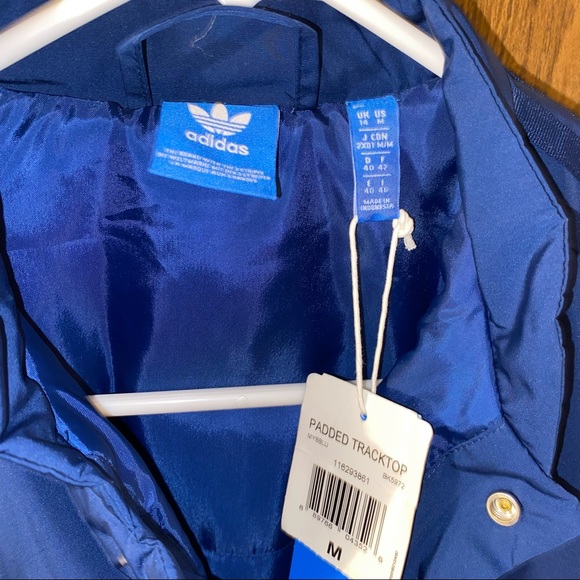 Adidas Padded Track Bomber Jacket (Womens) - Picture 6 of 7